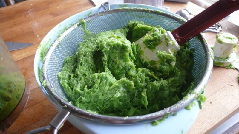 Creamed Leek Greens